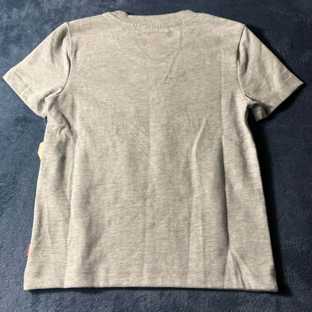 Levi's Toddler Boys 73 Anchor Graphic Short Sleeve T-Shirt Size 4 XS Grey